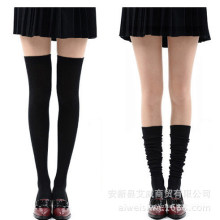 Women′s Cotton Over Knee High Stockings (TA210)